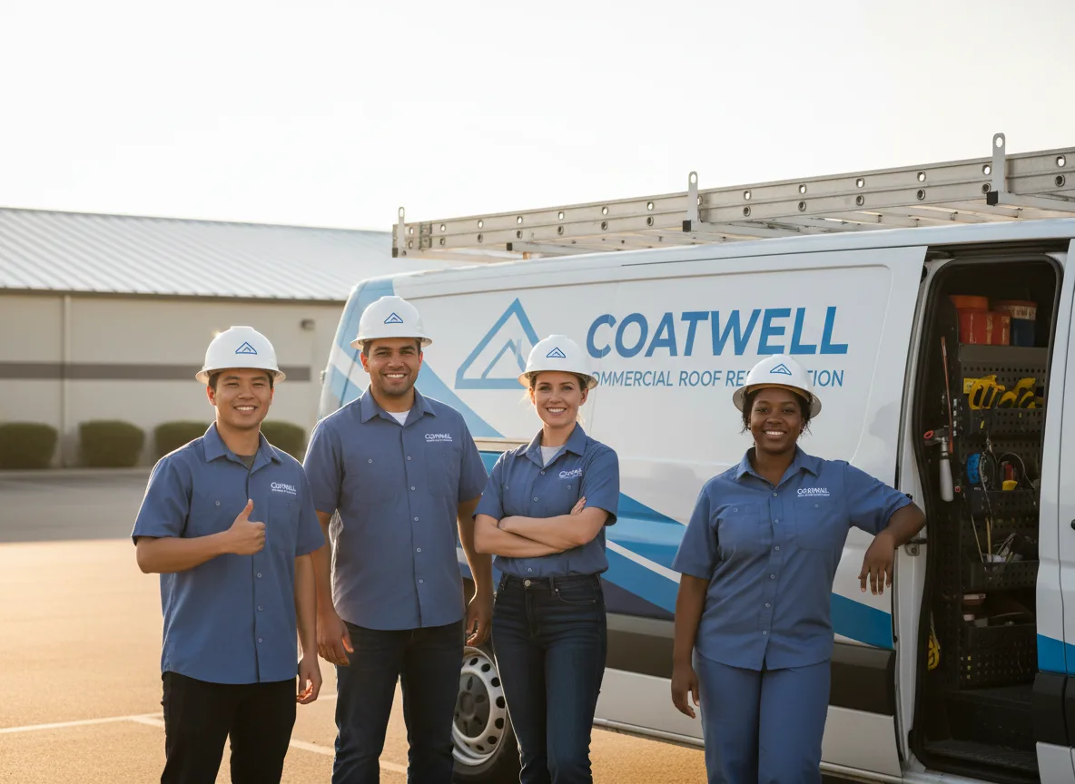 Commercial roof coating company in Baskerville, VA